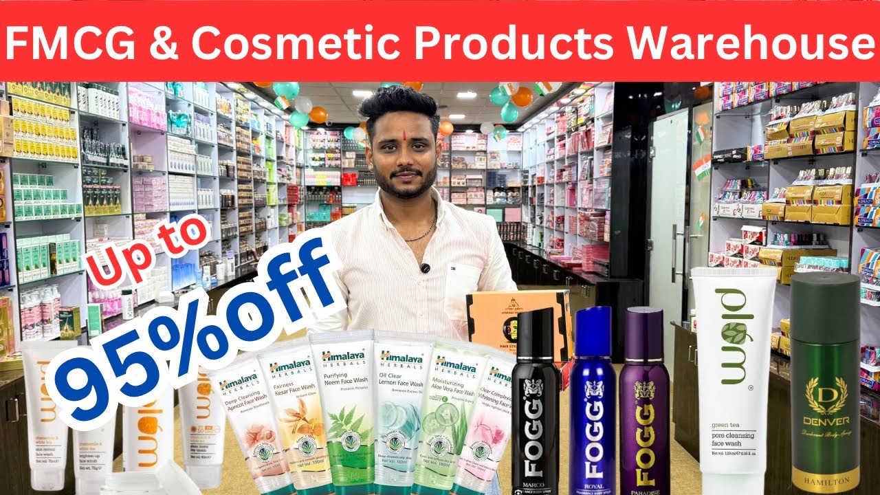 Up to 95% Off, Big Sale on Cosmetics & FMCG Products, Parlor & Salon Products, FMCG Wholesale Market