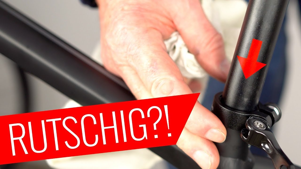 Rutschende SATTELSTÜTZE - richtig BEFESTIGEN! - Fahrrad.org