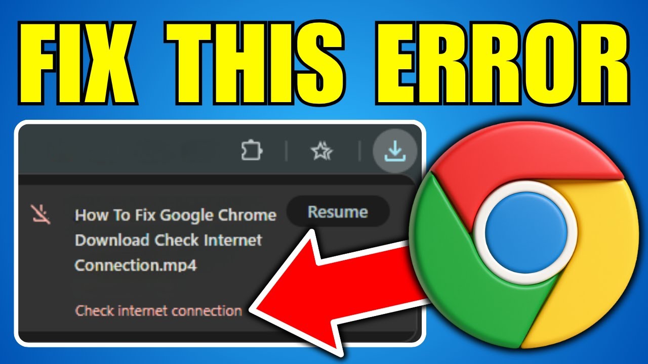 How To Fix Google Chrome Download Check Internet Connection