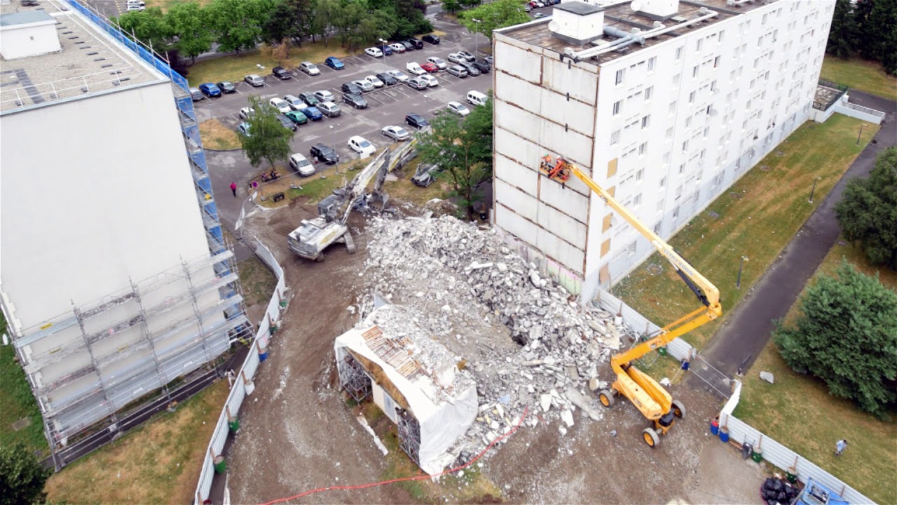 Résidence Mansart-Farrère - démolition de l'allée 11 rue Mansart