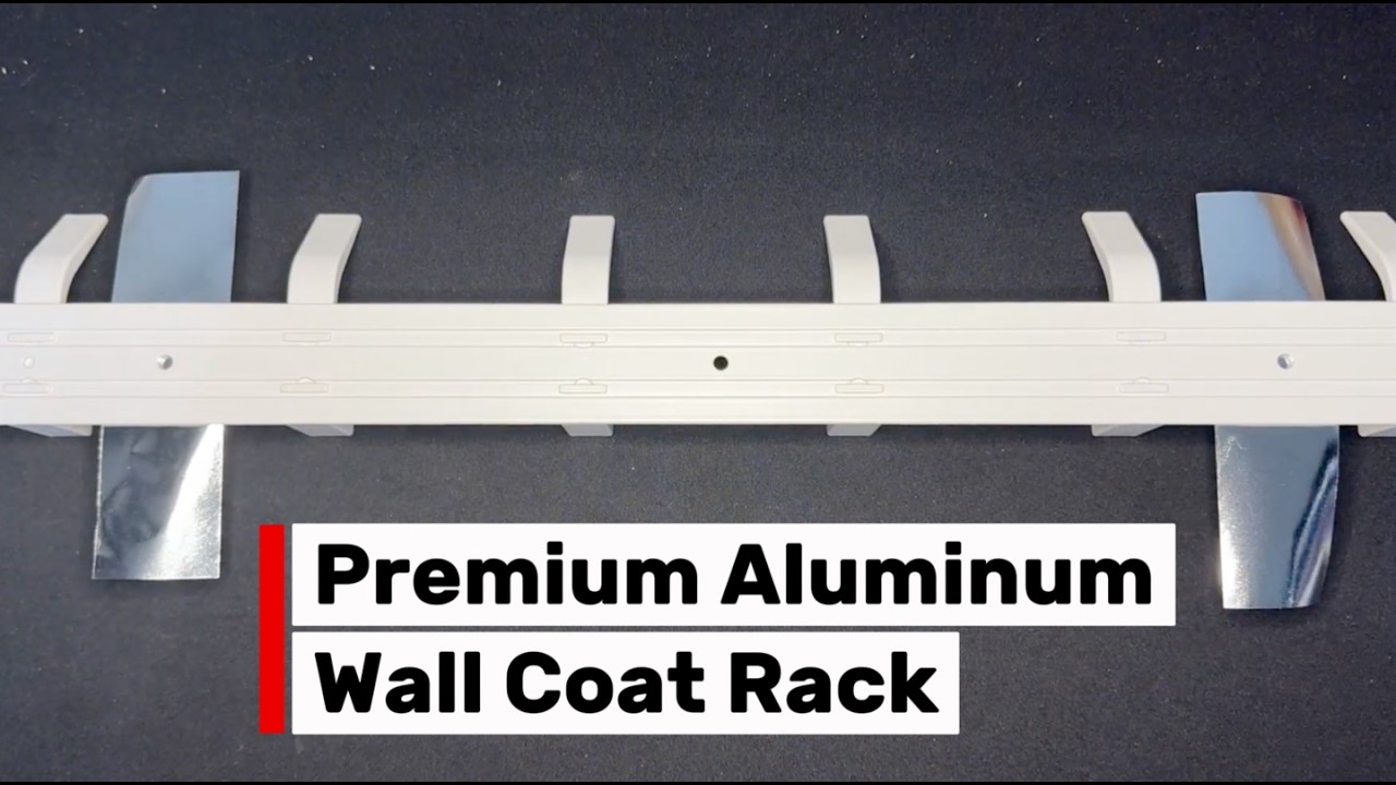 Premium Aluminum Wall Coat Rack Review — 2-Pack, 6 Hooks Each, Heavy-Duty & Space-Saving