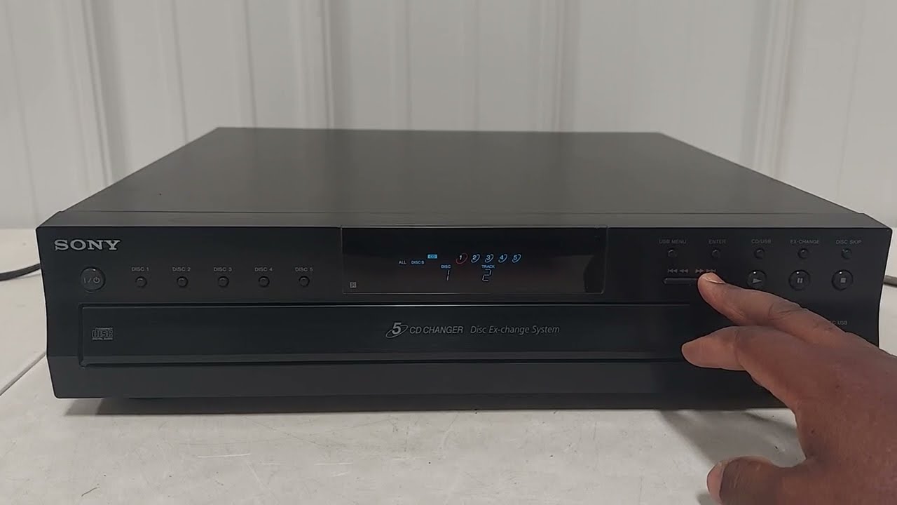 Sony CDP-CE500 5 Disc Player