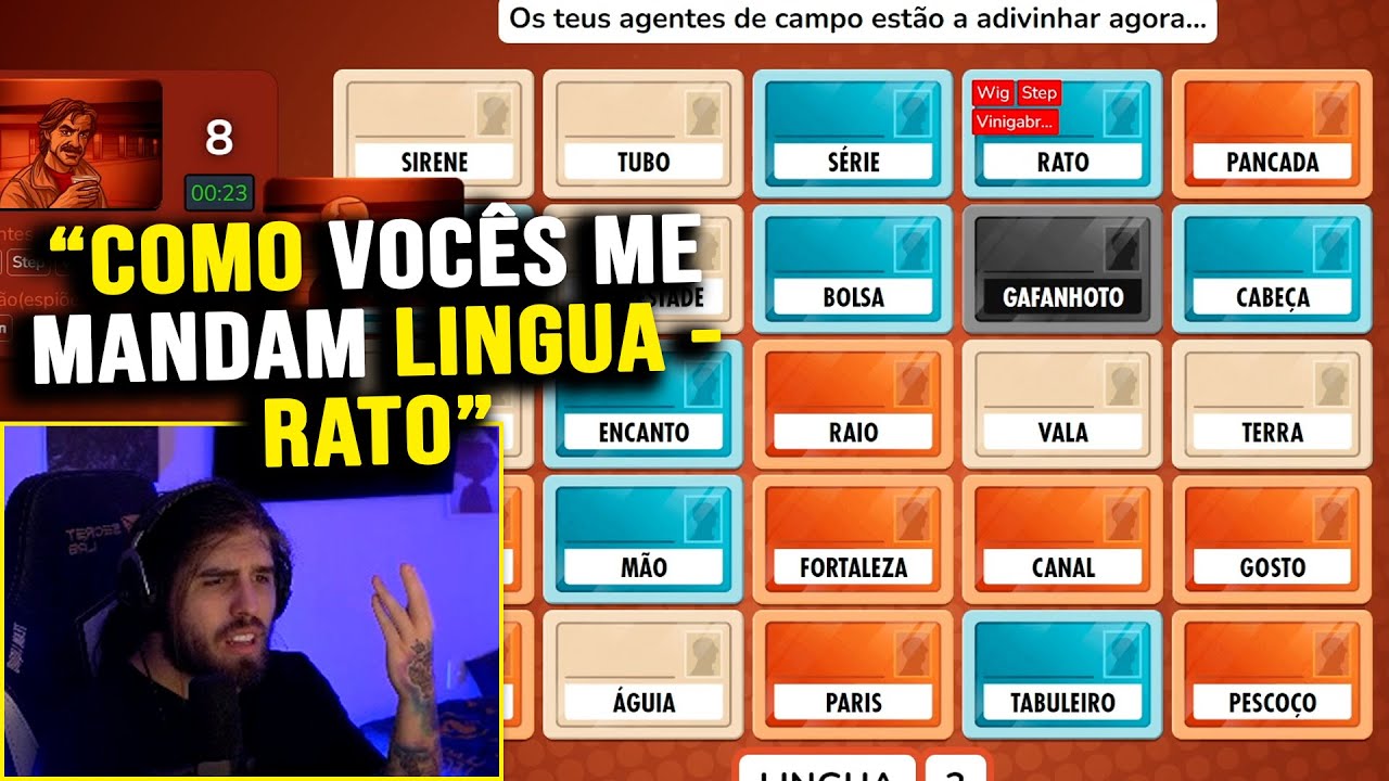RAKIN JOGANDO CODENAMES COM AMIGOS (REVOLTA, YANG, DOCIL, ABSOL E OUTROS)