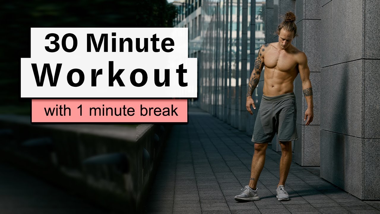 30-минутная тренировка-вызов [HIIT с собственным весом] | Всё тело | Leo Moves