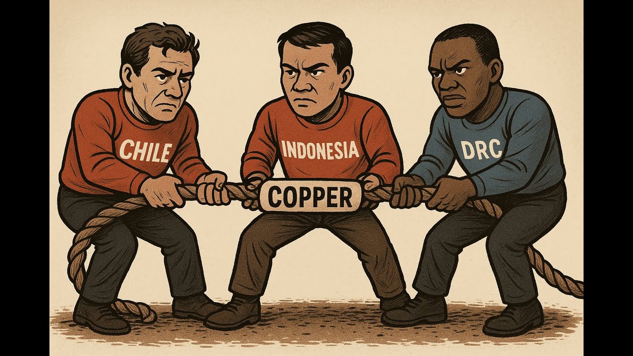Copper Tug-of-War: Chile vs Indonesia vs DRC