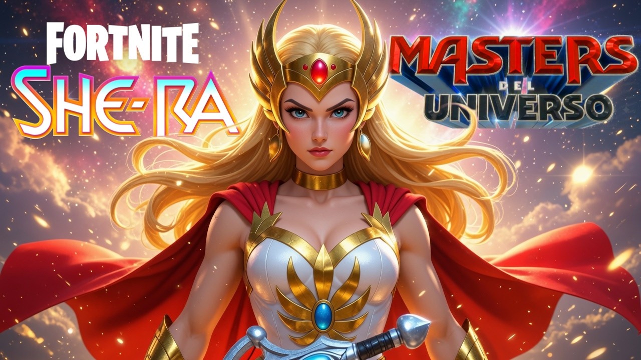 La skin de SHE-RA (Masters del Universo) &iexcl;se ve incre&iacute;ble! | Fortnite Gameplay