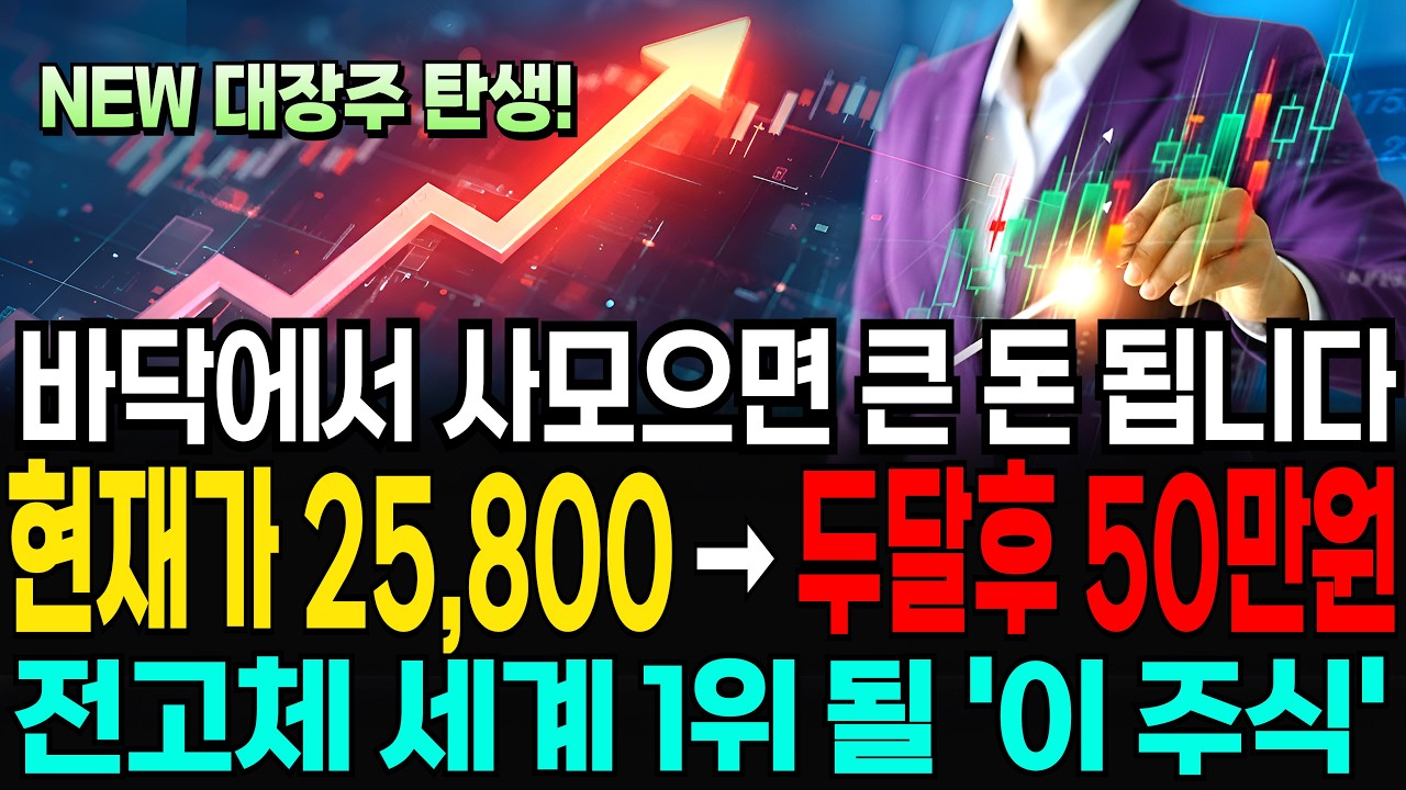 [속보] 바닥에서 사모으면 큰 돈 됩니다 전고체 세계1위 될 '이 주식' #전고체배터리대장주 #전고체배터리관련주