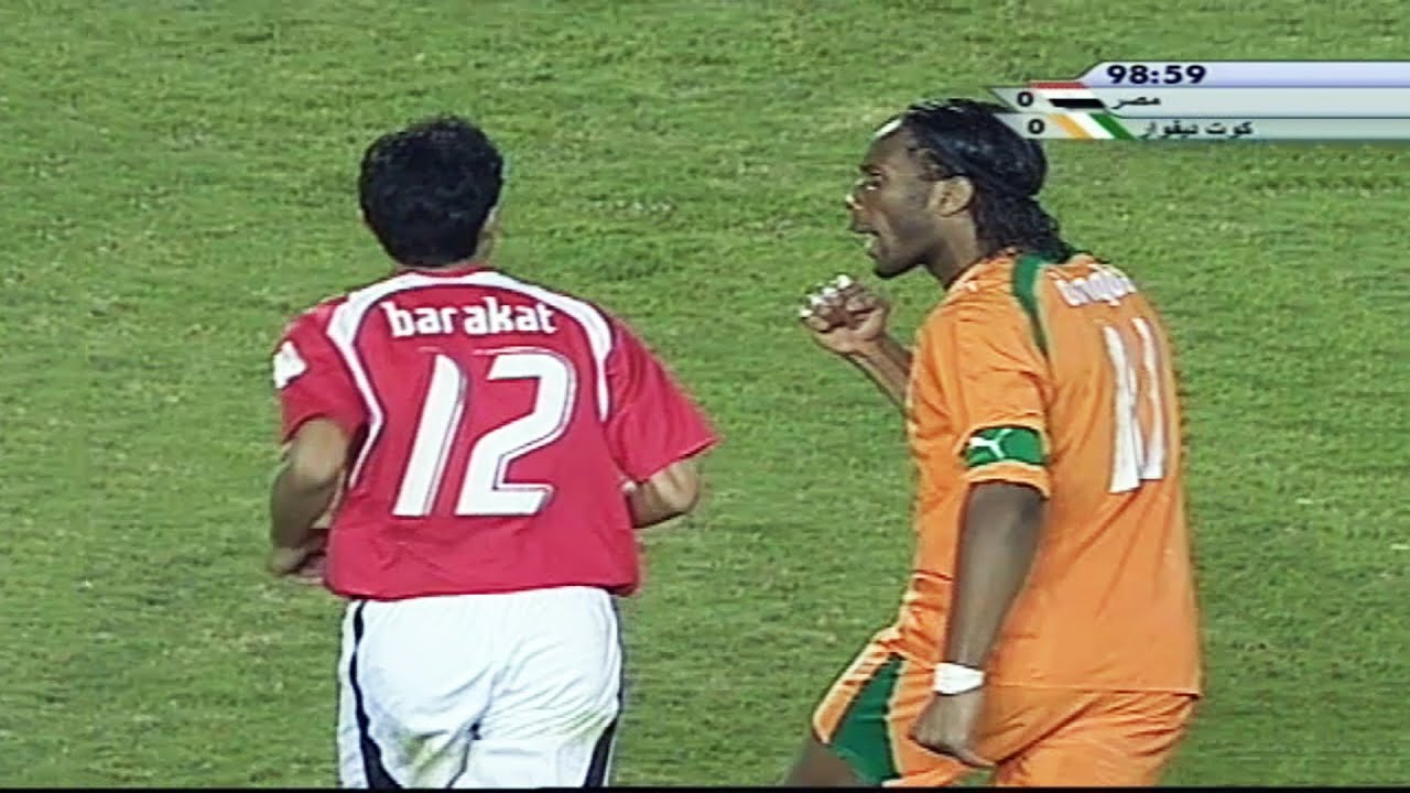 ملخص الوقت الاضافي وركلات الترجيح مصر وكوت ديفوار نهائي 2006 تعليق مدحت شلبي