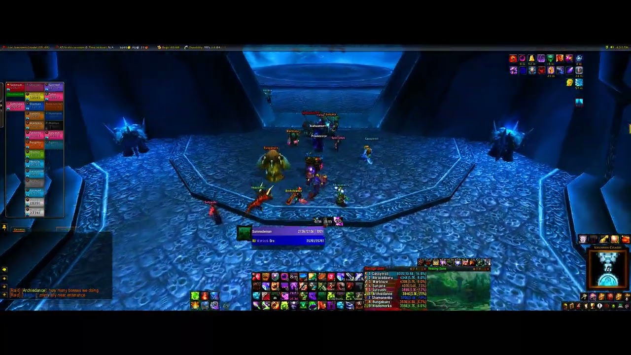 Icc 25 6 boss run Warlock Too sleepy