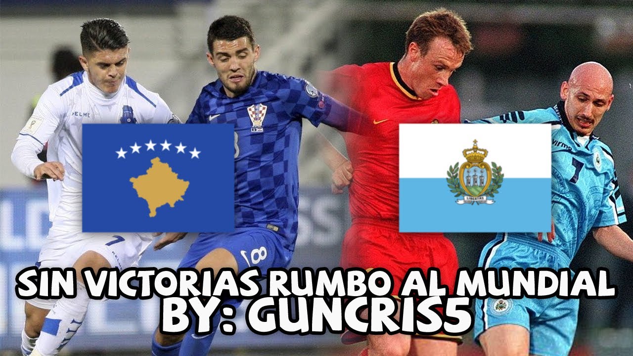 Las SELECCIONES que JAMÁS han ganado un PARTIDO DE ELIMINATORIAS AL MUNDIAL