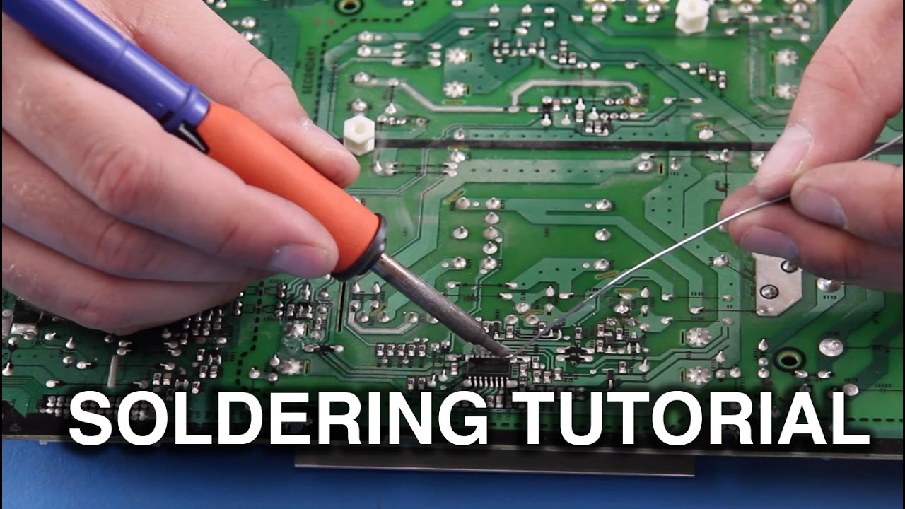 How to Solder - Beginner Guide to Soldering Components on TV Parts