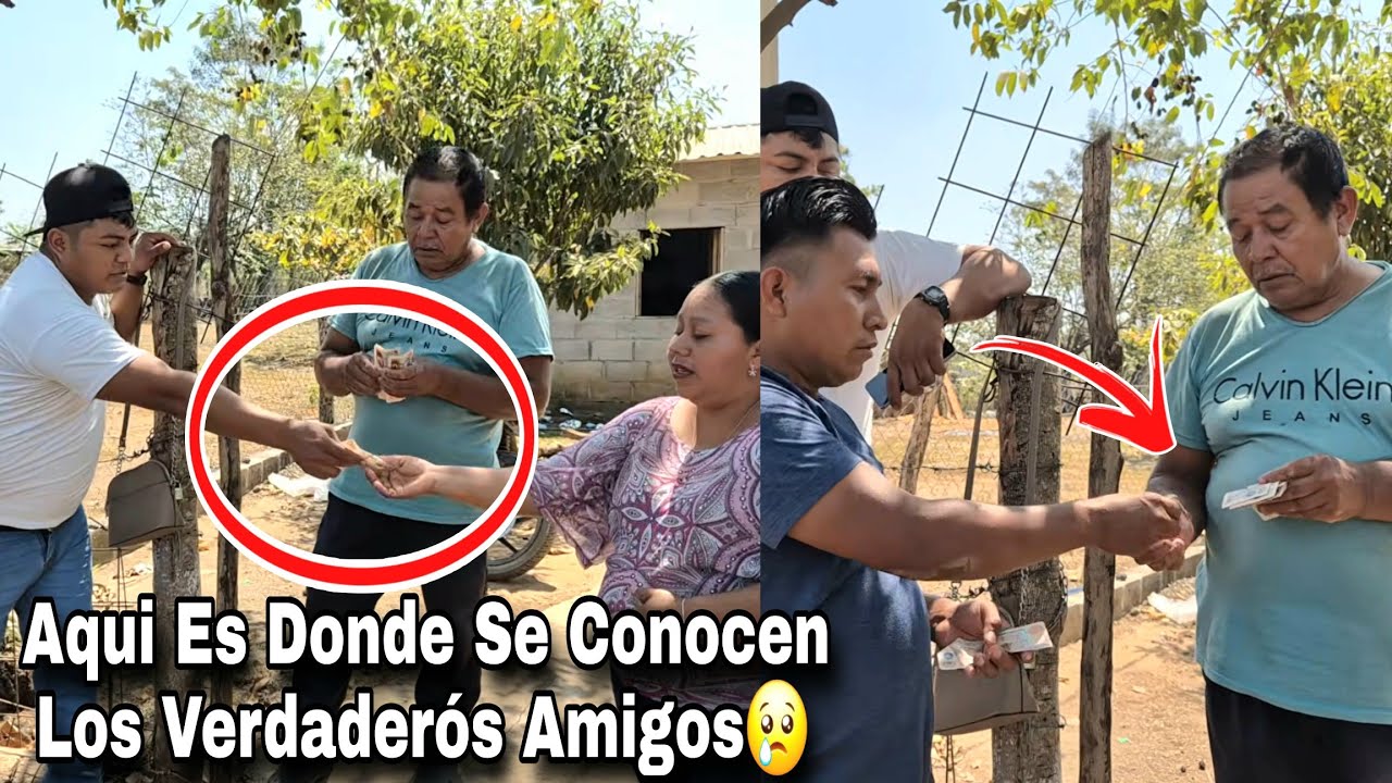 Elmer Y Manguerón Entrega Este Efectivo Para Que Don Lino Pueda Ir A Ver A Jucho