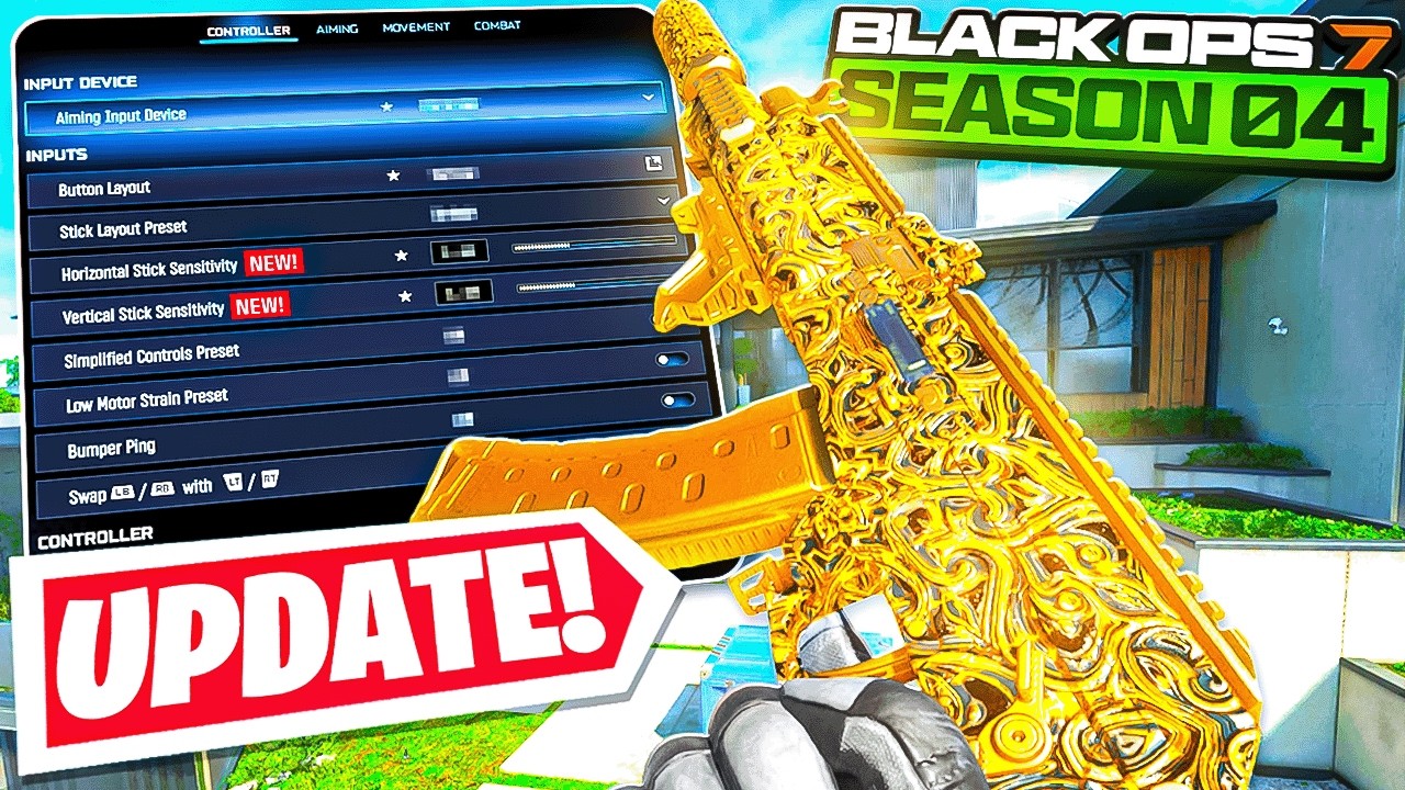 *NEW* BEST SETTINGS in BO7 After SEASON 4 UPDATE! (Black Ops 7 Best Controller Settings PS5/XBOX/PC)