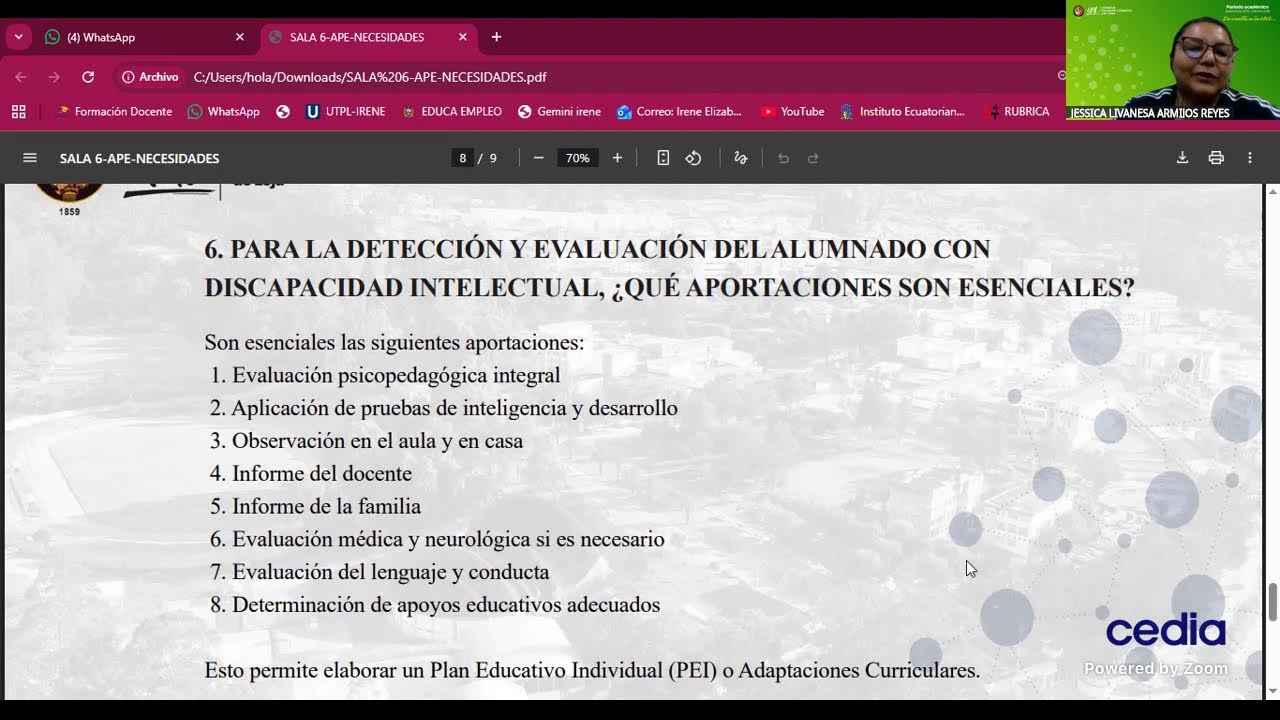 NEE ASOCIADAS A LA DISCAPACIDAD 4C.PB. 2025-2026