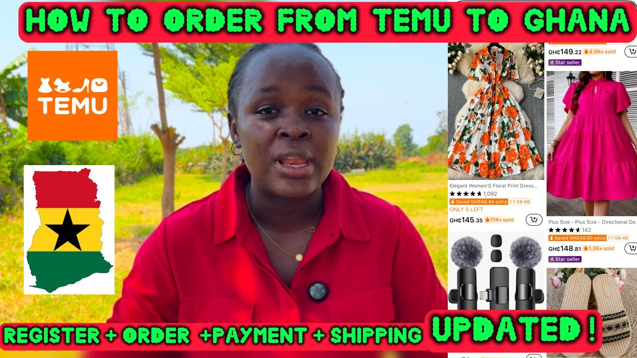 HOW  TO  ORDER FROM TEMU TO GHANA | STEP -BY - STEP  GUIDE FOR BEGINNERS 🇬🇭(UPDATED!)
