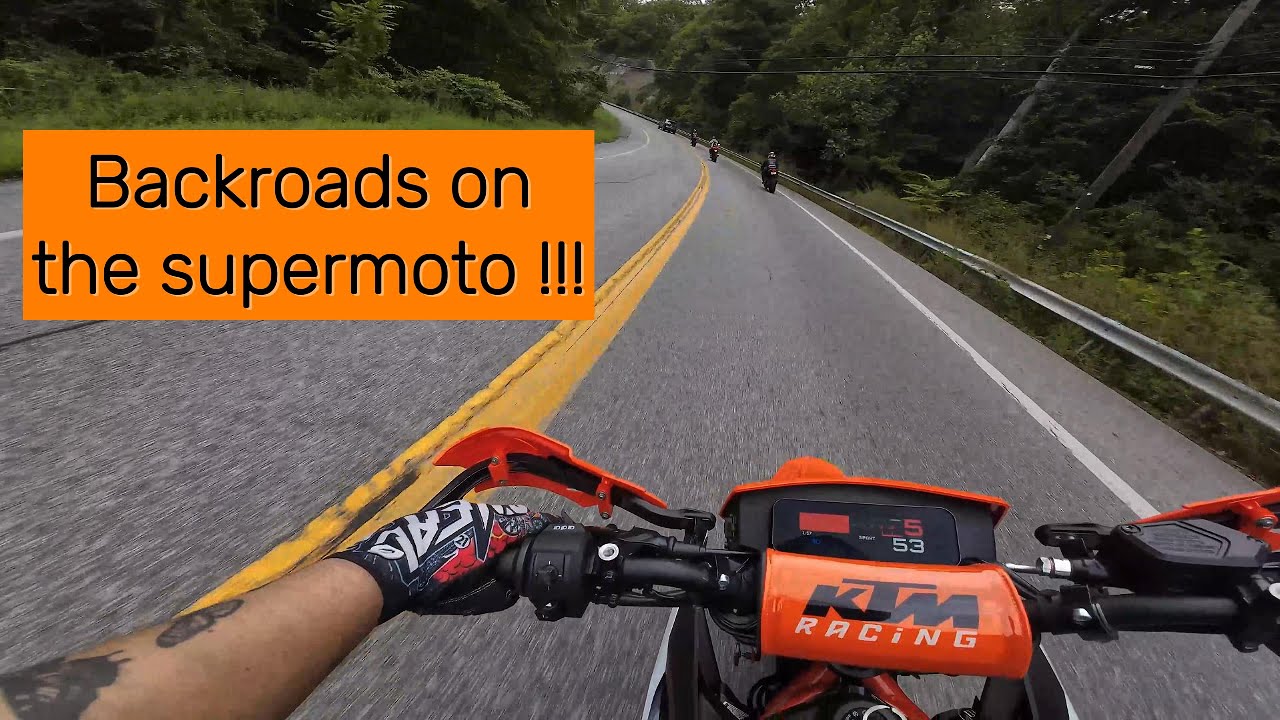 Average backroads ride on my KTM 390 supermoto || RAW Speedpro exhaust!!!