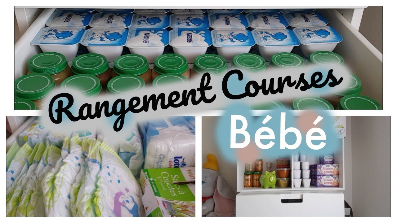 Rangement courses Bébé