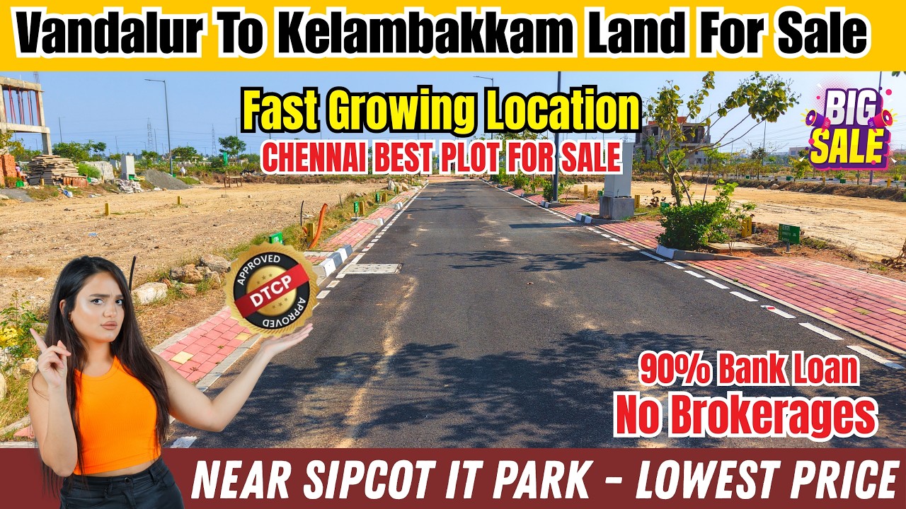 😊OMR - Pudupakkam Plots For Sale Near IT Park #Pudupakkam #siruseri#pudupakkam #omr #landforsale