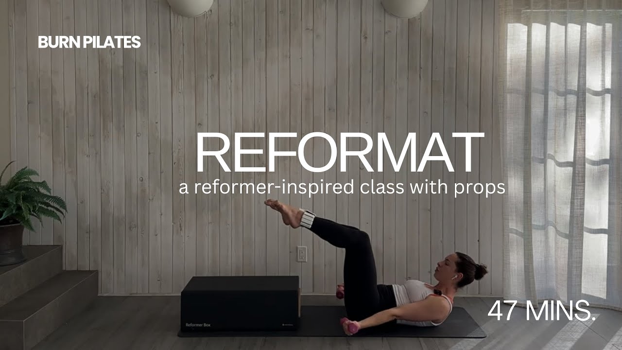 REFORMER MAT PILATES | REFORMER INSPIRED CLASS 47 mins.