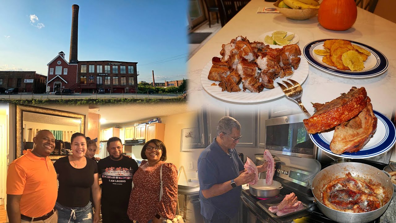 La vida del Campo en Lawrence, comiendo chicharrones