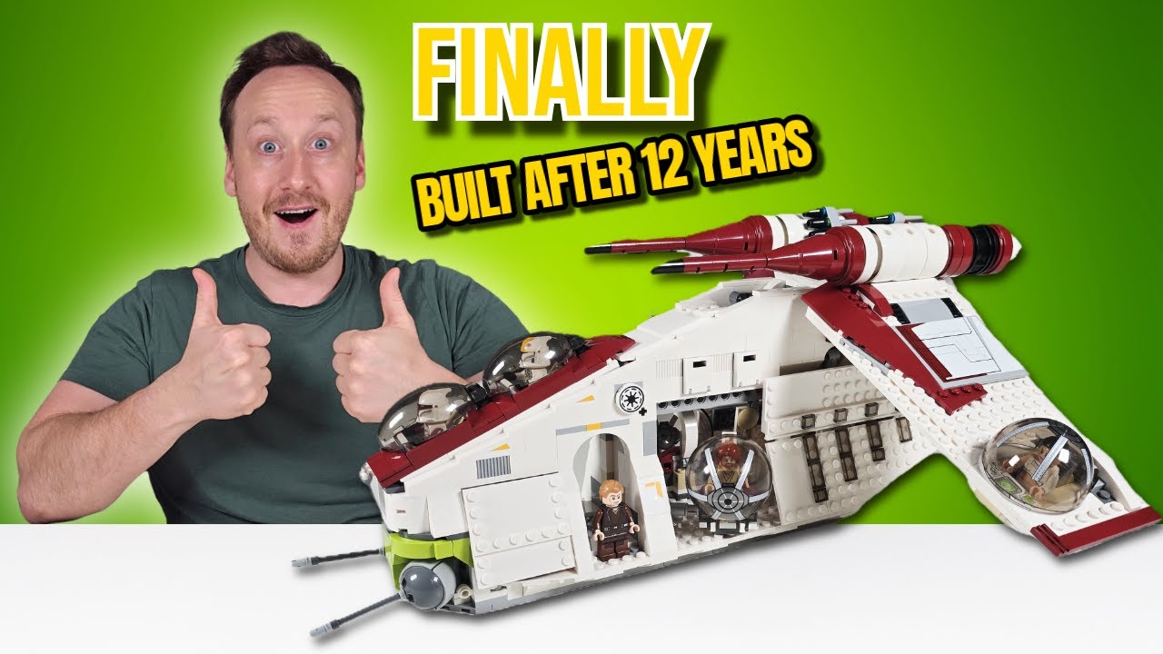 LEGO Star Wars 75021 Republic Gunship Review &ndash; FINALLY Built After 12 Years