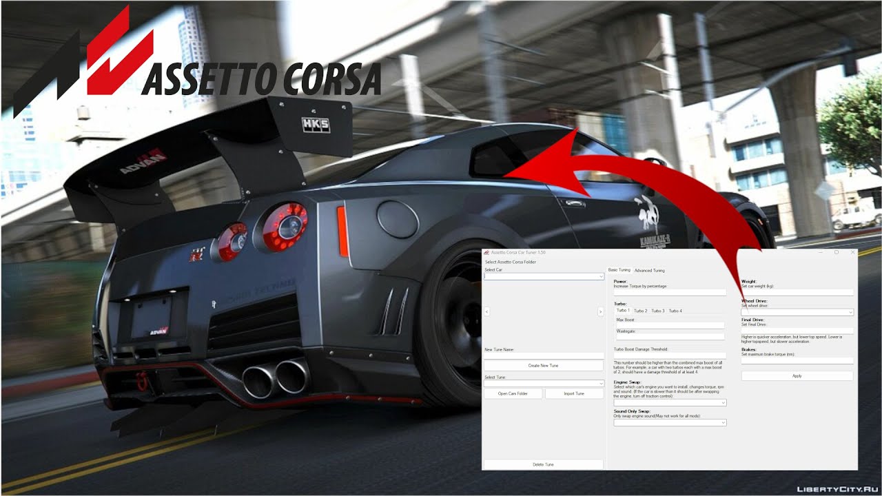 Comment faire du TUNNING sur Assetto Corsa - TUTO (Assetto Corsa Car Tuner)