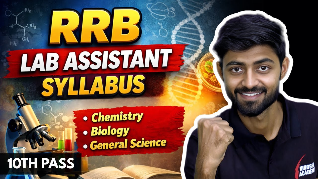 RRB Lab Assistant Syllabus 2025 | Complete Exam Pattern & Strategy