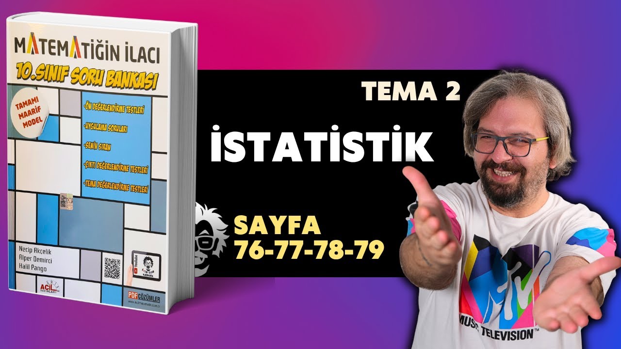 10. Sınıf Matematiğin İlacı | 76-77-78-79 Sayfa | İstatistik | Maarif Model