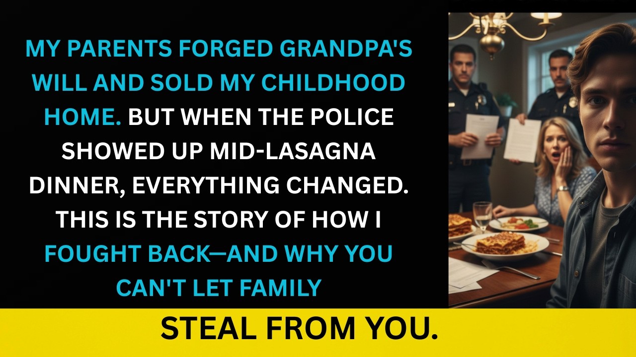 My Parents Forged Grandpa's Will to Sell My House | I Called the Police