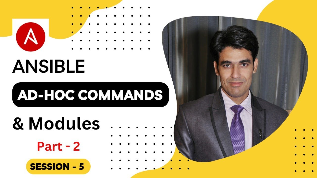 Session - 5 | Ansible Ad-Hoc Commands & Modules | Using Modules With Ad-Hoc Commands | Nehra Classes