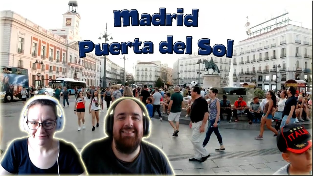 Visitando Puerta del Sol de Madrid. Argentinos reaccionan
