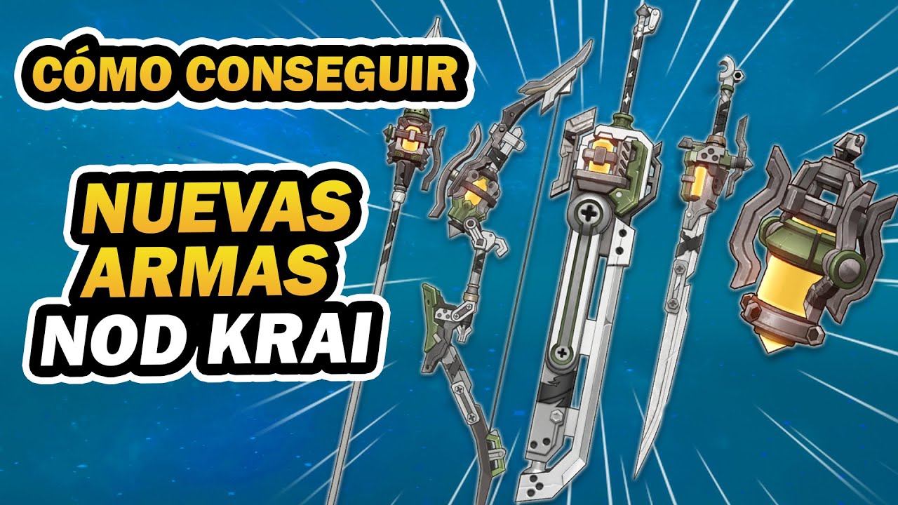 🗡️ Cómo conseguir las NUEVAS armas crafteables de Nod-Krai | Genshin Impact 6.0