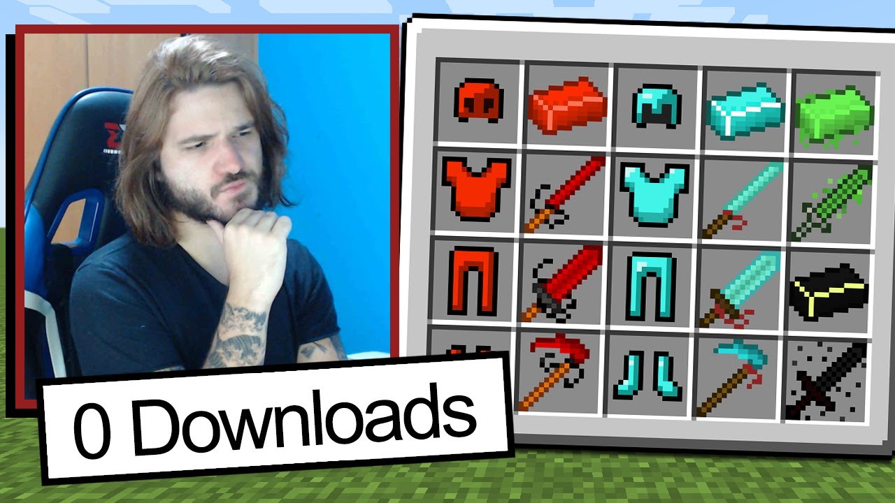 Minecraft: TESTANDO MAIS MODS COM 0 DOWNLOADS!