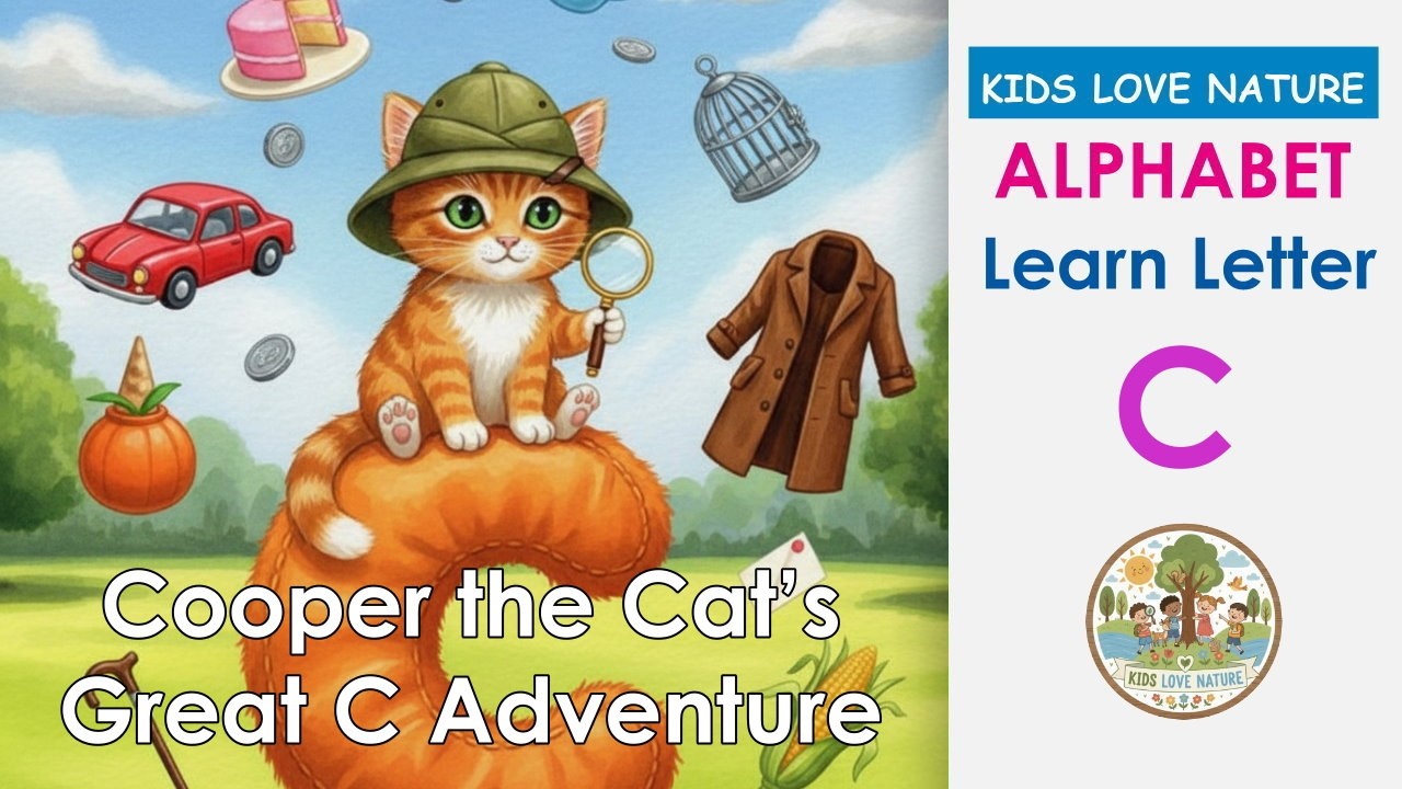 Learn the Letter C with Cooper the Cat! | Fun Phonics and ABC Story for Toddlers and Preschool Kids