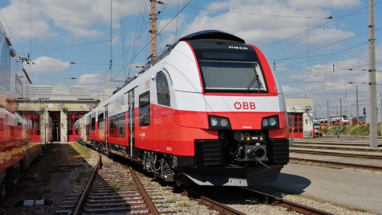 Inductor Recorded IGBT VVVF Inverter Sound [Siemens Desiro ML ÖBB Cityjet 4746]