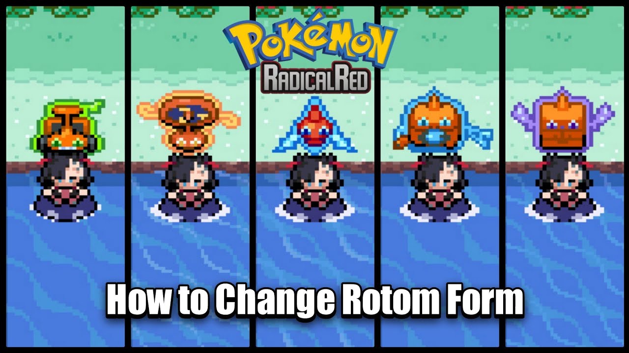 How to Obtain Every Rotom Form in Radical Red 4.1