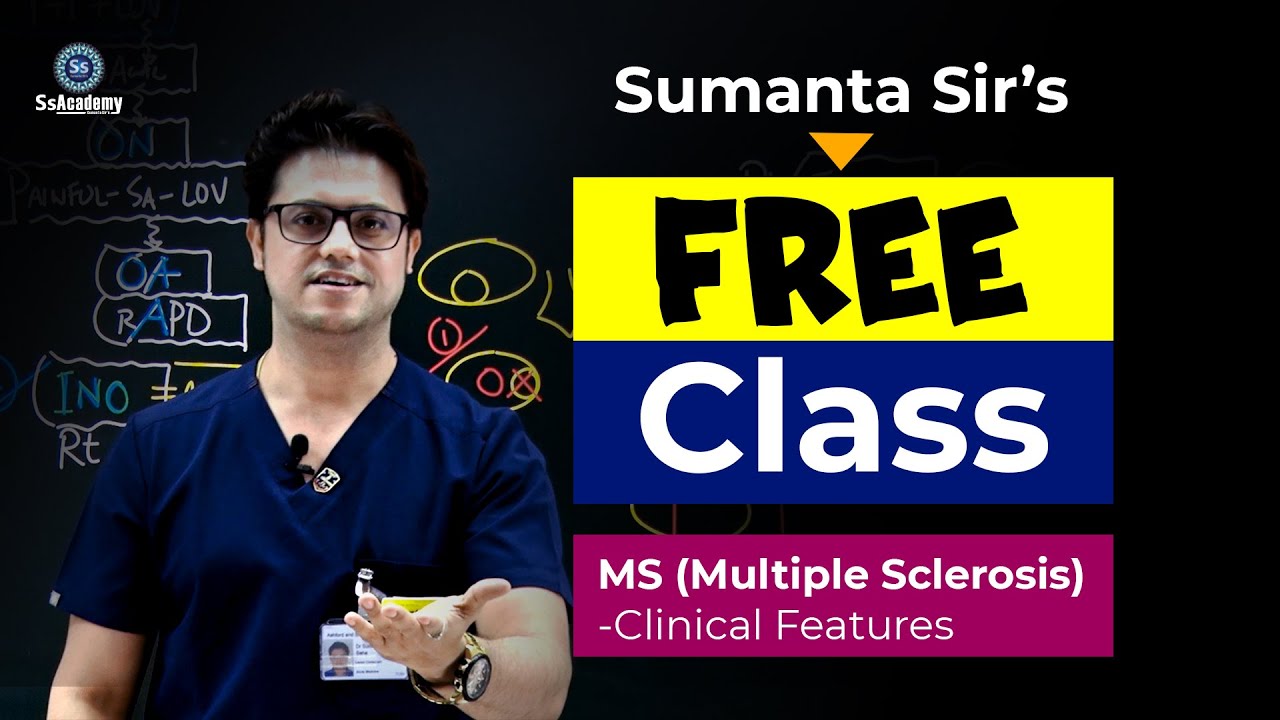 MRCP Part-1 & 2 | MS ( Multiple Sclerosis )- Clinical Features | Sample Lecture