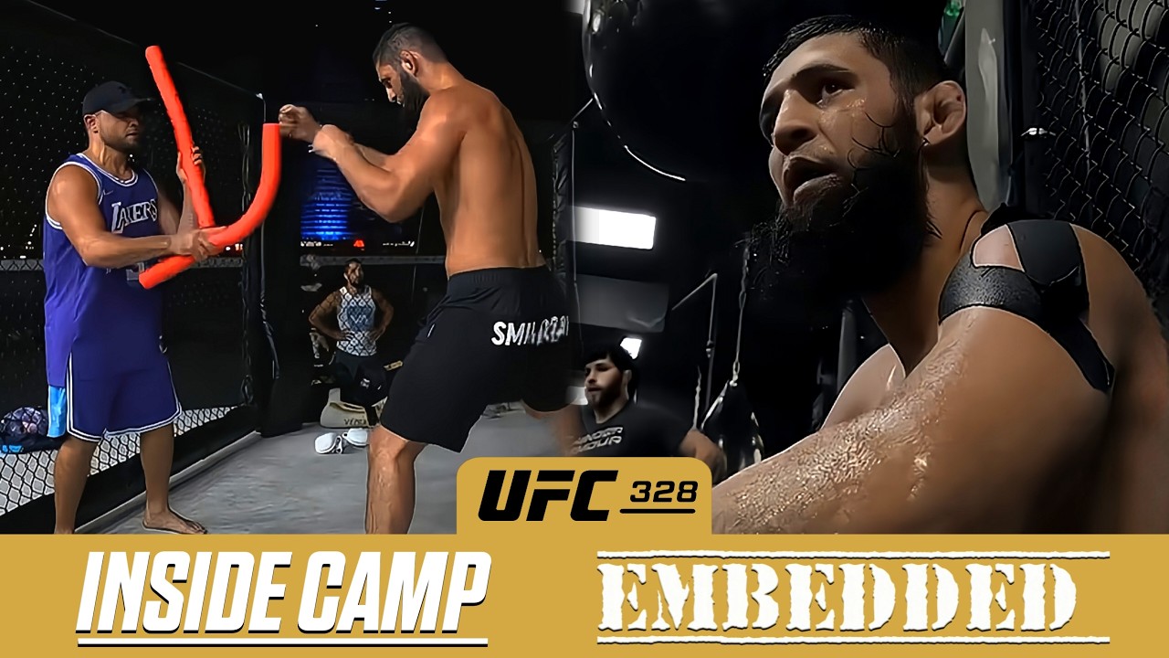 Khamzat Chimaev Sends a Strong WARNING to Sean Strickland Through Intense Training Ahead of UFC 328!