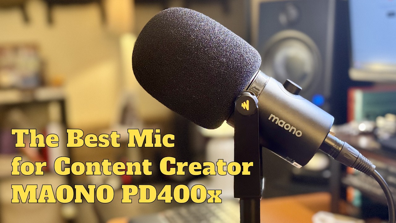 The Best Mic for Content Creator | Maono PD400x | HarryUpBro