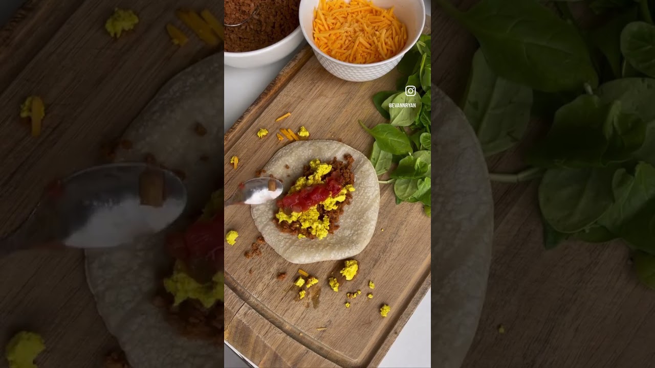 Breakfast Taquitos - recipe in description box #shorts #vegan #glutenfree