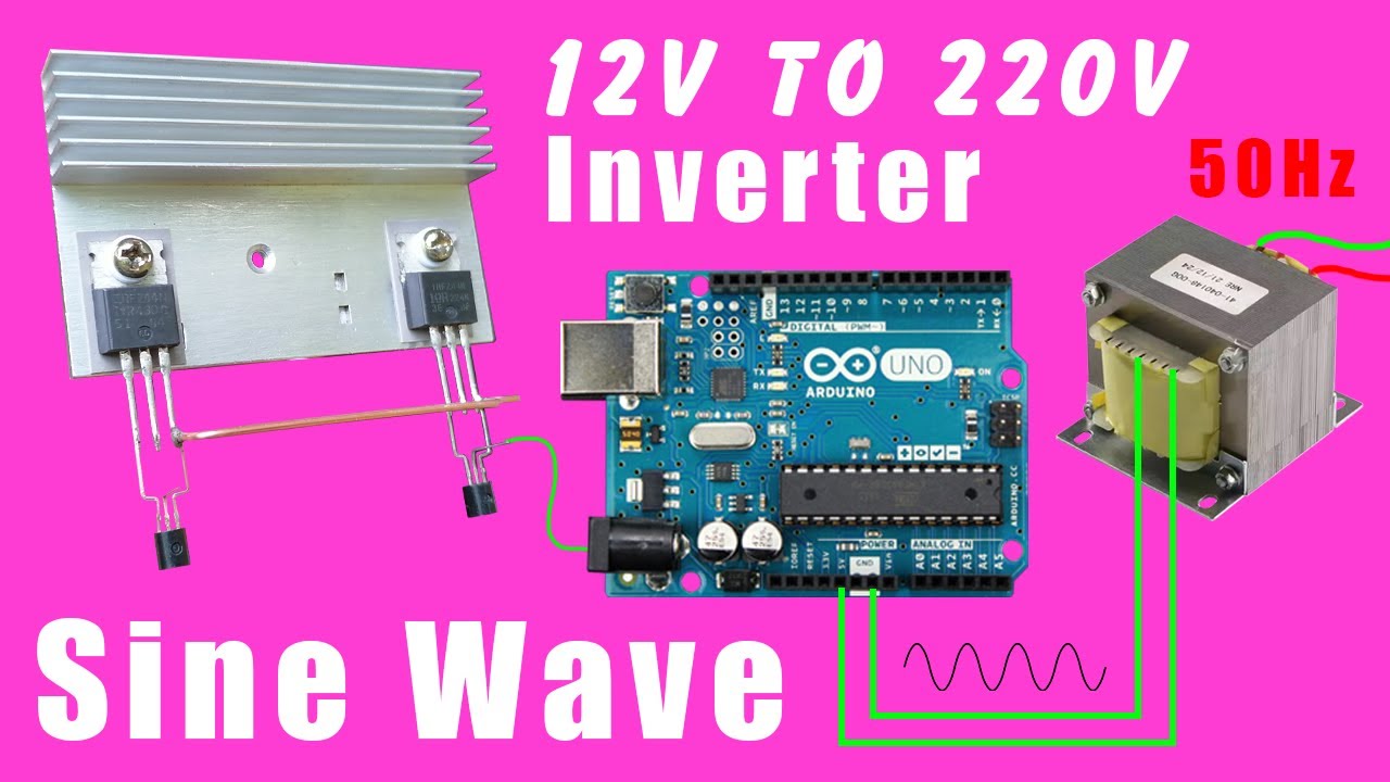 How I make 12v DC to 220v AC Inverter, 3000 watt pure sine wave Inverter, DC to AC converter