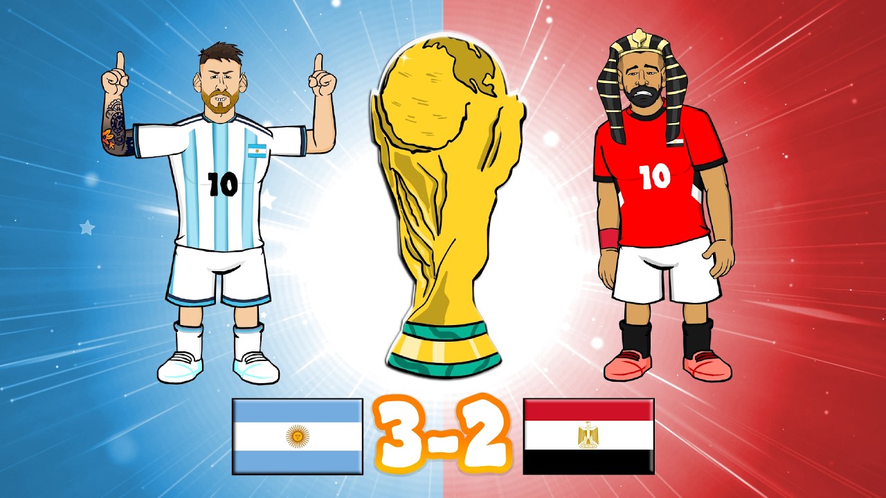 LA REMONTADA😱 Argentina 3-2 Egypt (World Cup goals and highlights)