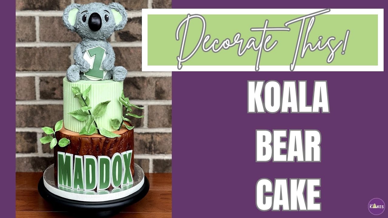 This Koala Bear Cake Was Fun (And A Little Stressful) To Make!