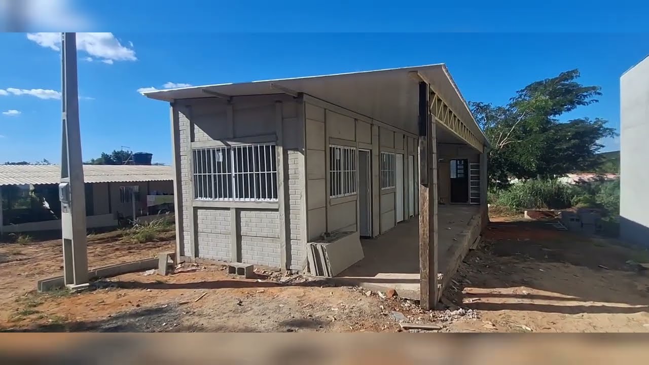 Casa pre moldada TotalFort pronta.  Em Dois Córregos SP.