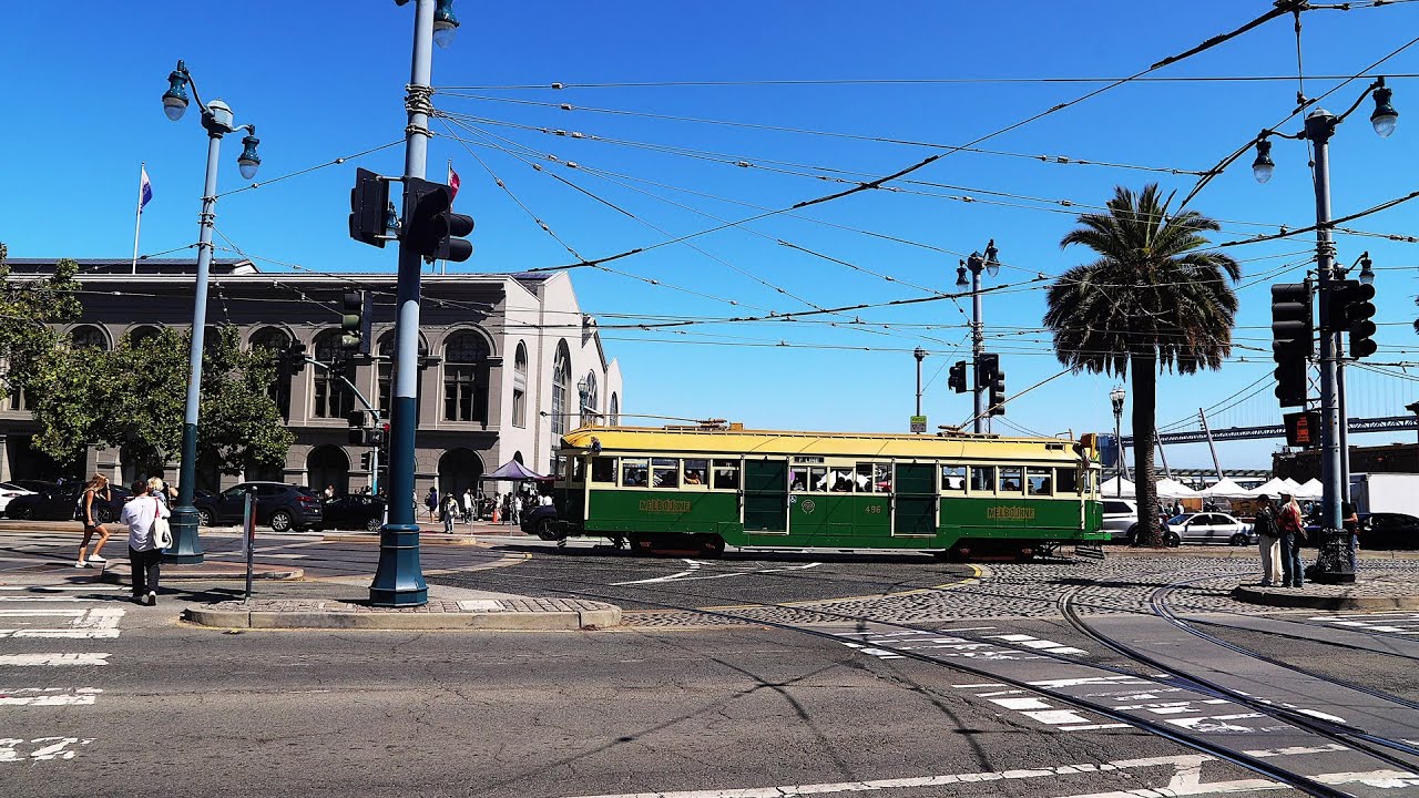 San Francisco Muni Heritage Weekend 2025 - A Front View Ride on Melbourne 496