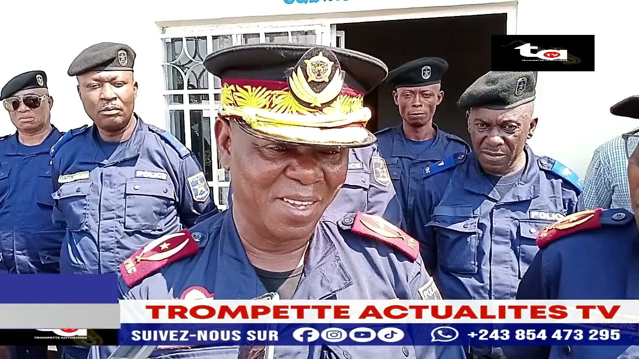 La PNC Kasaï oriental a un nouveau commandant depuis lundi 02 Juin 2025. Il s'agit de André MBOMBO.