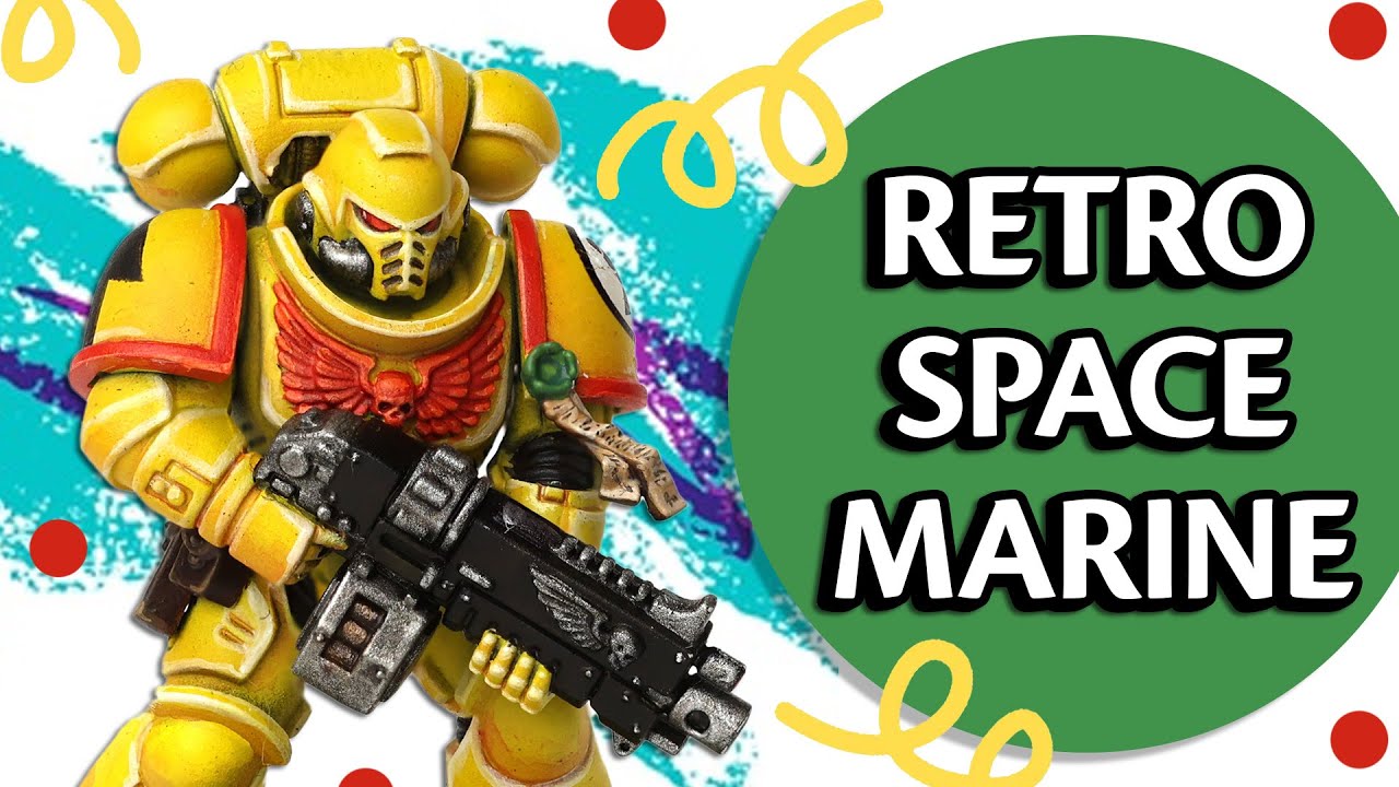Painting a retro Imperial Fist | Random Astartes #7