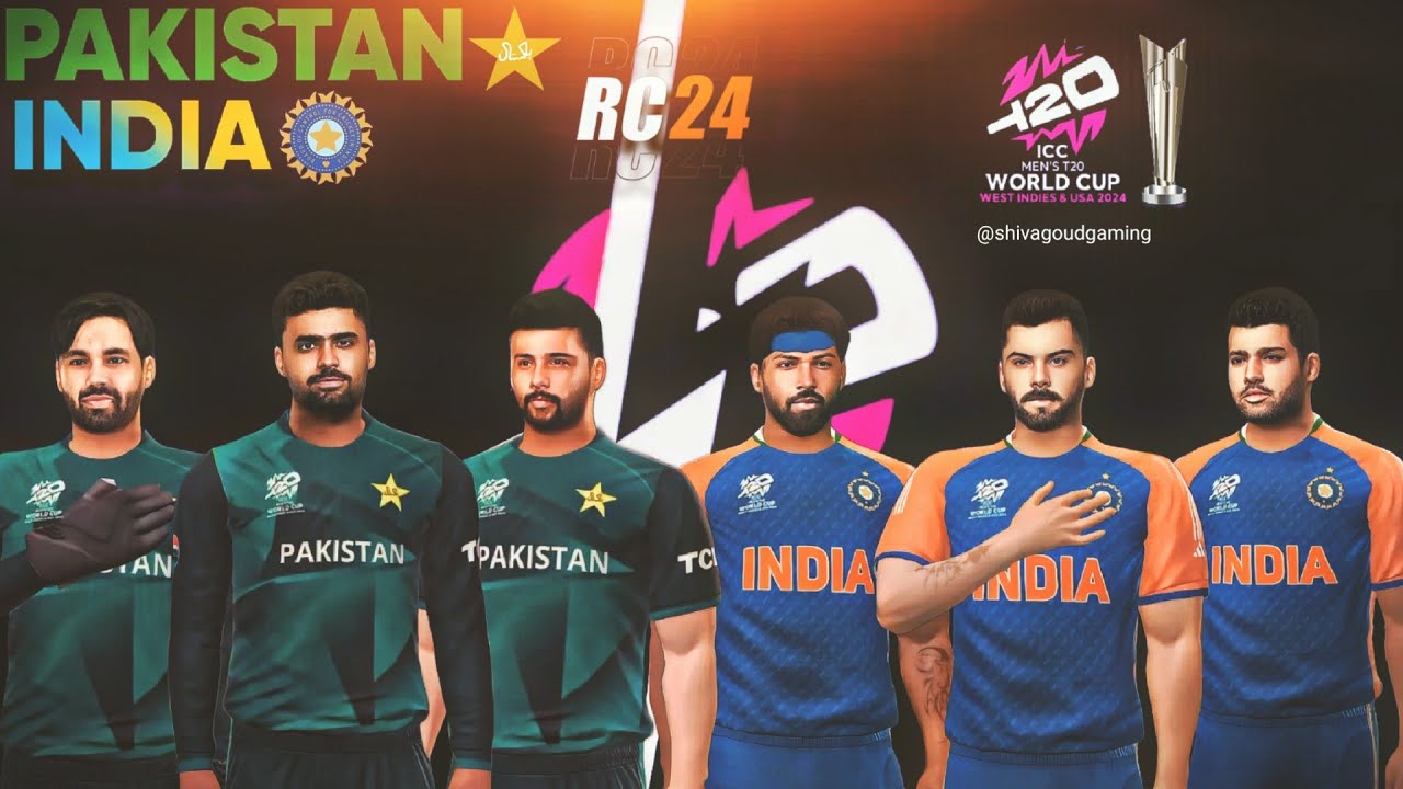 PLAYING T20 WC 24 In RC24 | With Official Jerseys | IND🇮🇳 vs PAK🇵🇰 🔥
