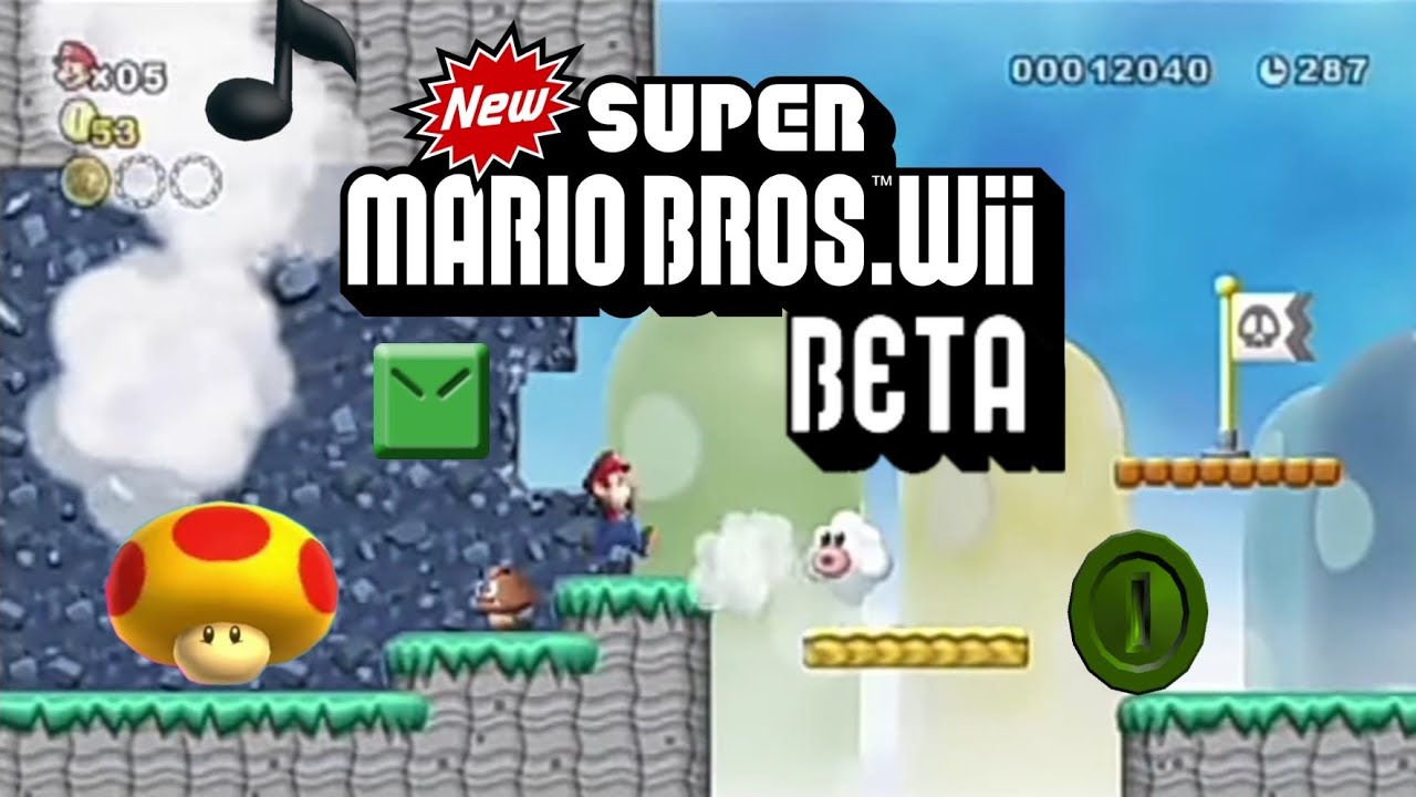 La Beta de: New Super Mario Bros Wii