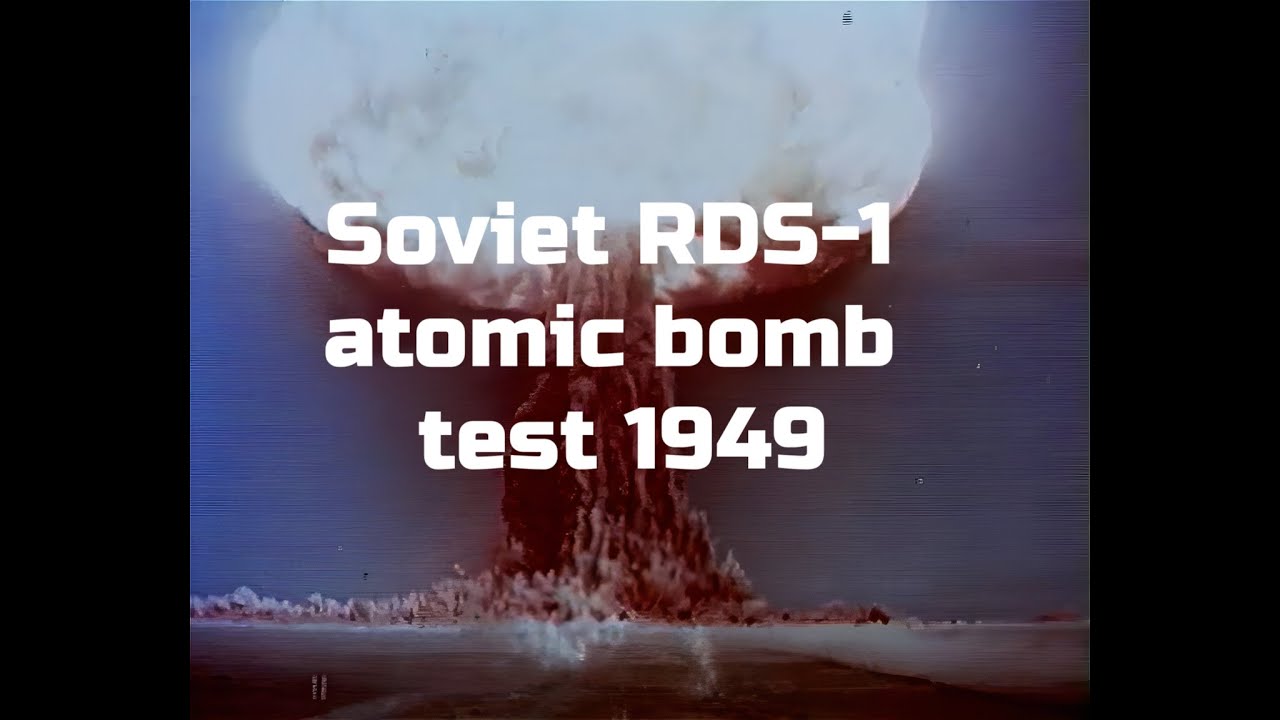 Soviet RDS-1 atomic bomb test, 1949 &ndash; stock video RDS-1 1949 stock footage,